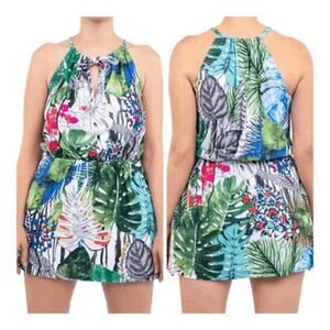NWT Swiminista Christian Lacroix Carefree Tropical Jardin Swim Coverup Dress